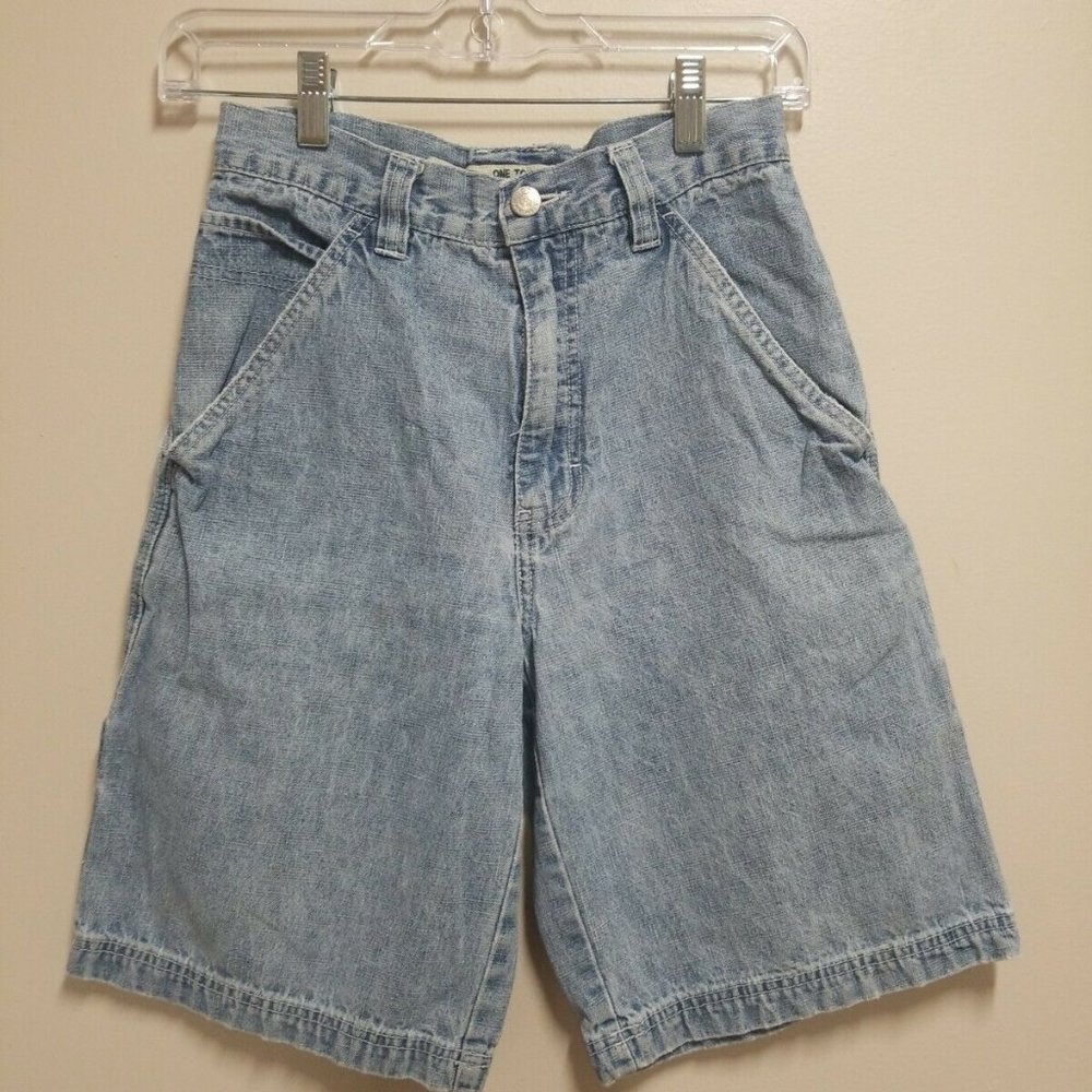 Boys OTB One Tough Brand Cotton Mix Jeans Shorts S